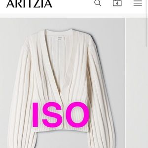 In search Wilfred plunge front cardigan